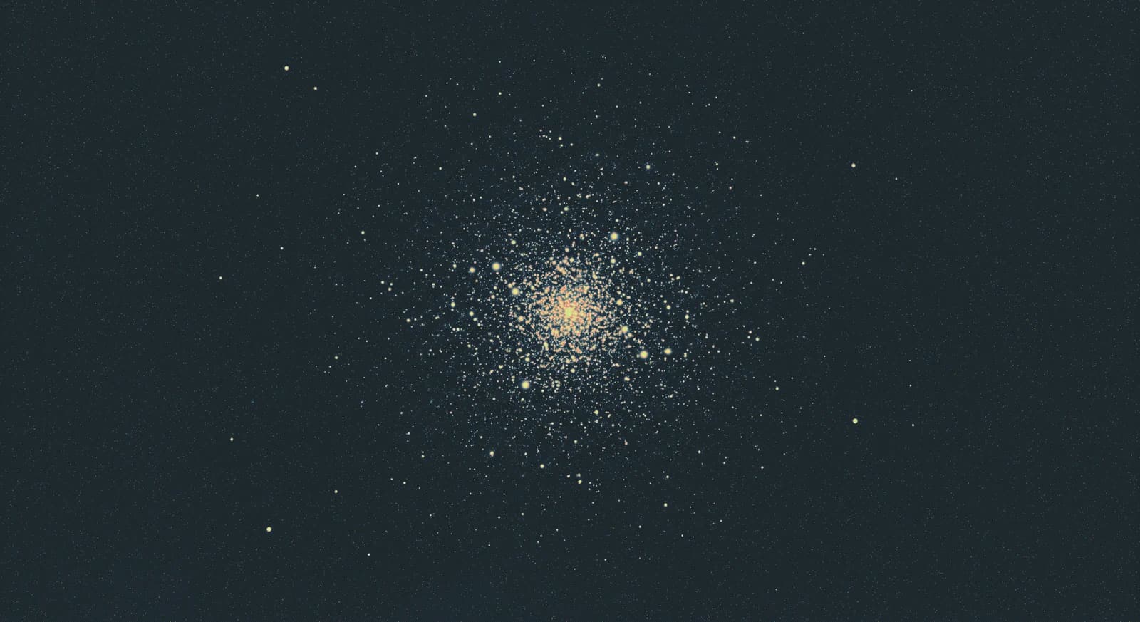 A cloud of fine light particles above a person.